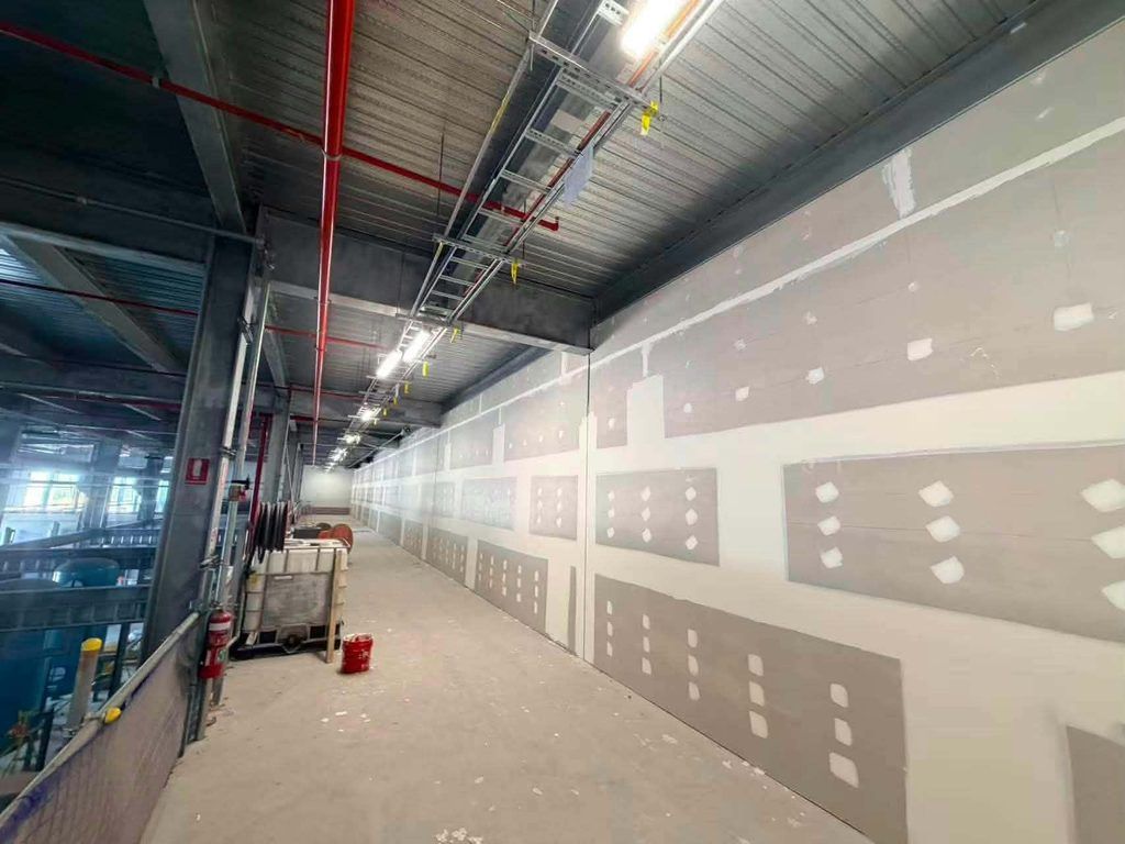 Detailed plaster finish